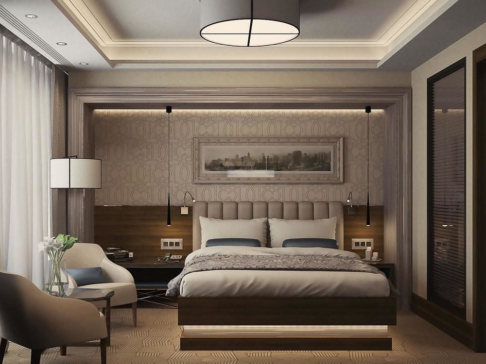 Отель Golden Tulip Istanbul Bayrampasa Экстерьер фото 3D rendering of a bedroom